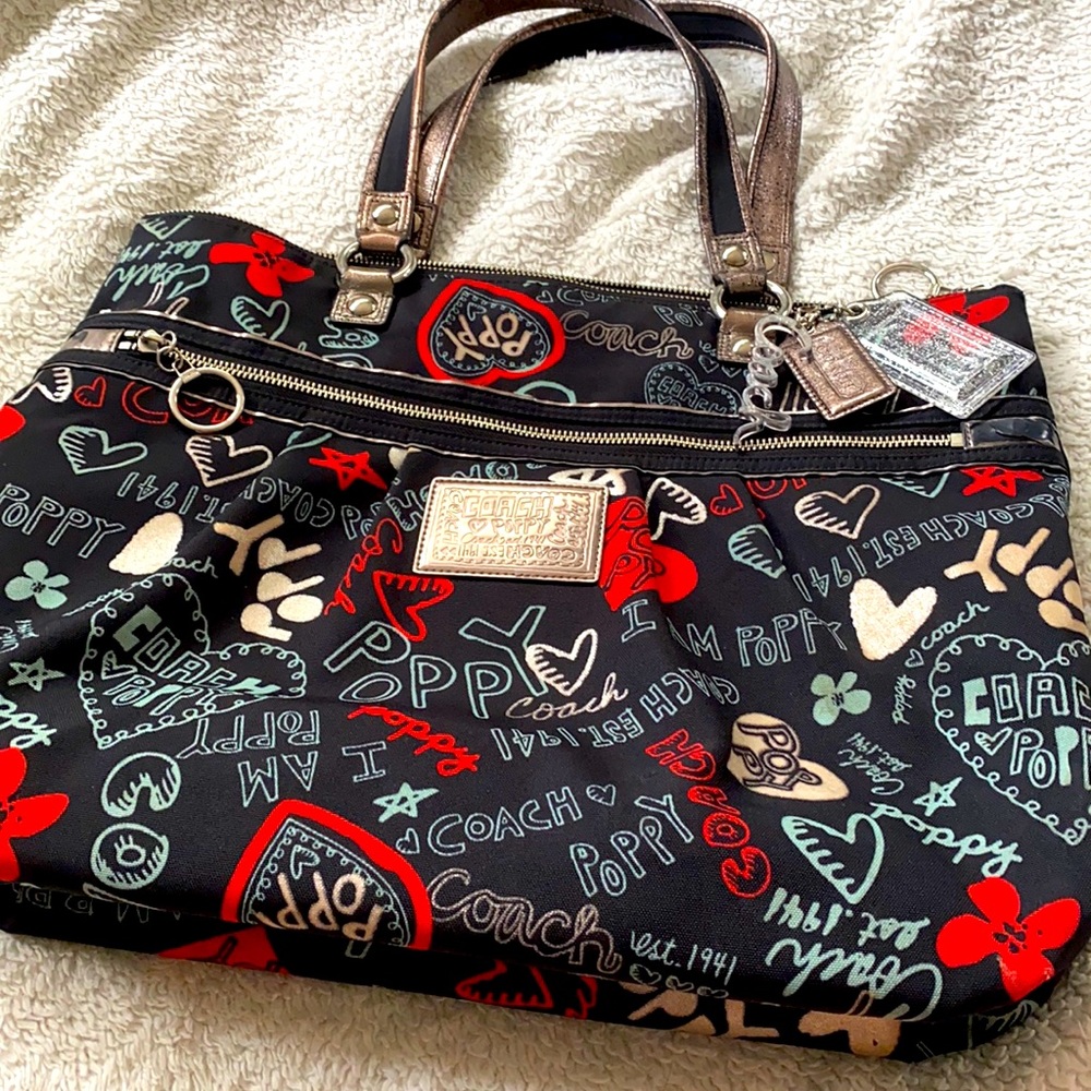 Coach Poppy Tote Bag